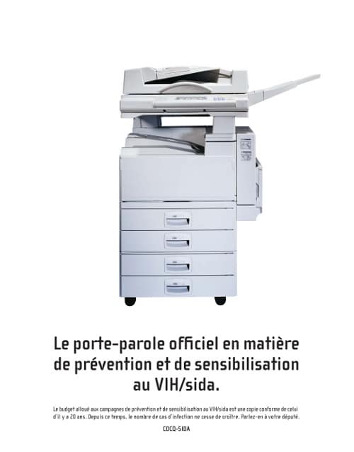 Campagne de sensibilisation  - Journée internationale du photocopieur - 2008