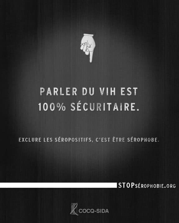 Campagne de sensibilisation - Stop sérophobie - 2009