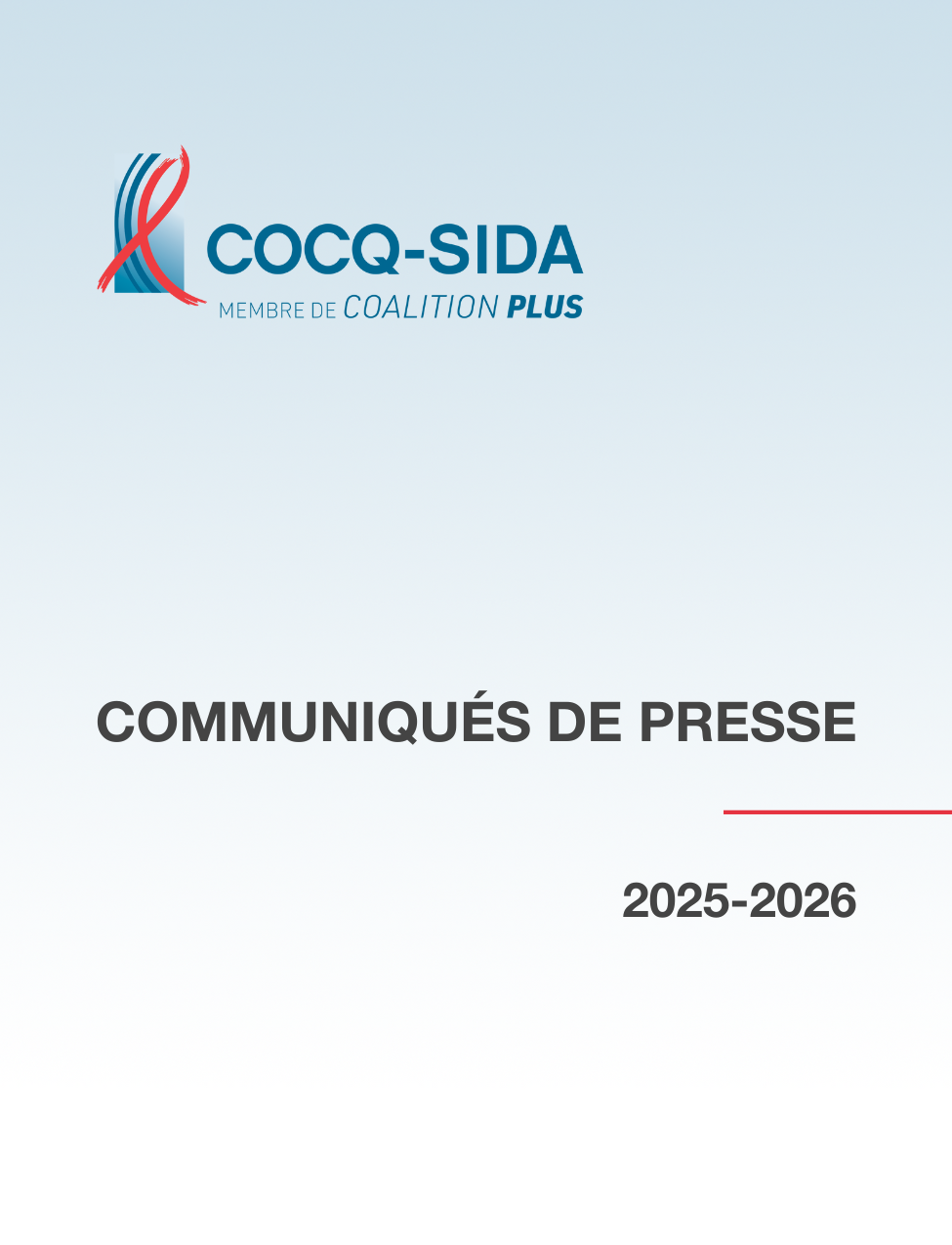 Communiques de presse 2025-2026