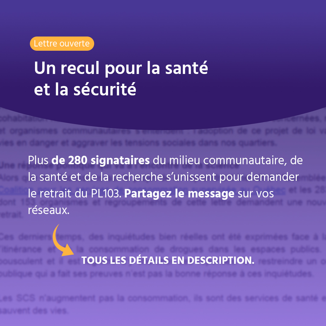 Un recul pour la santé et la sécurité